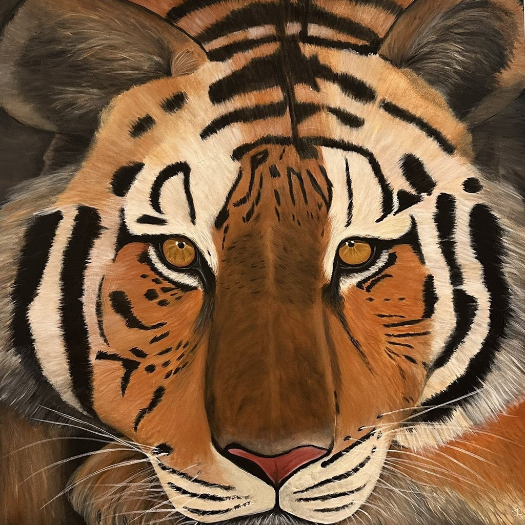 Ember Eyes - Tiger portrait